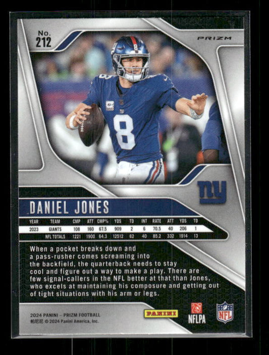 Daniel Jones - 2024 Panini Prizm - No Huddle