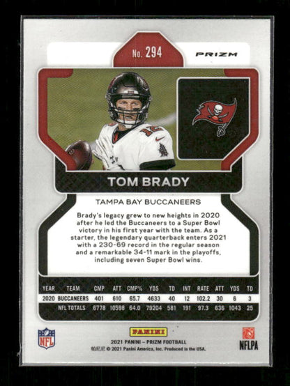 Tom Brady - 2021 Panini Prizm - Red White & Blue