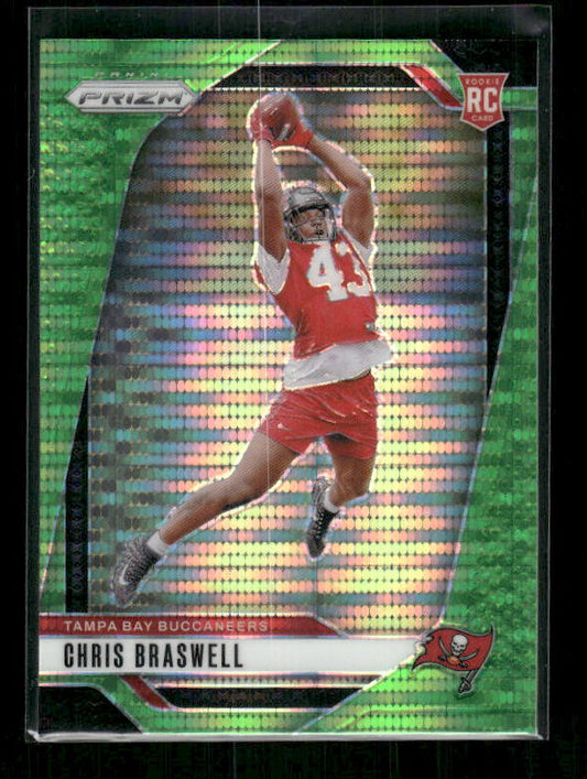 Chris Braswell - 2024 Panini Prizm - Neon Green Pulsar - Rookie
