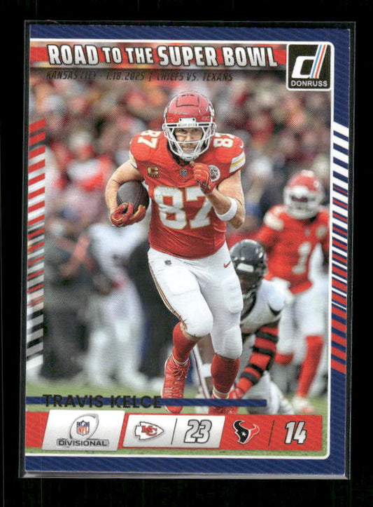 Travis Kelce - 2025 Donruss Football - Road To Super Bowl