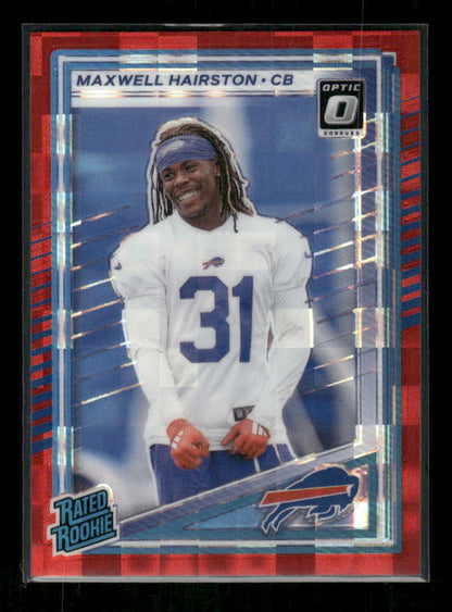 Maxwell Hairston - 2025 Donruss Football - Optic Preview Red Pandora - Rated Rookie