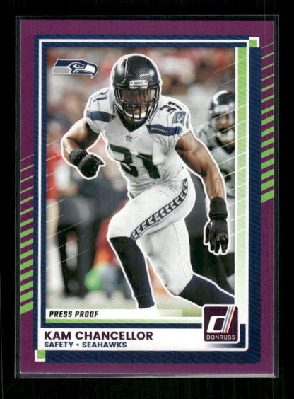 Kam Chancellor - 2025 Donruss Football - Purple Press Proof