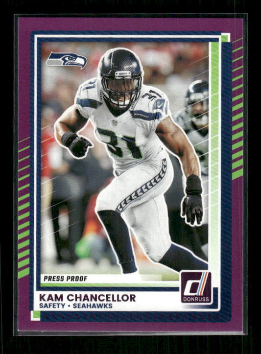 Kam Chancellor - 2025 Donruss Football - Purple Press Proof
