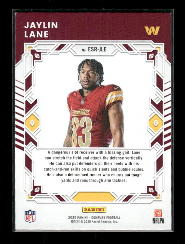 Jaylin Lane - 2025 Donruss Football - Elite Series Rookies