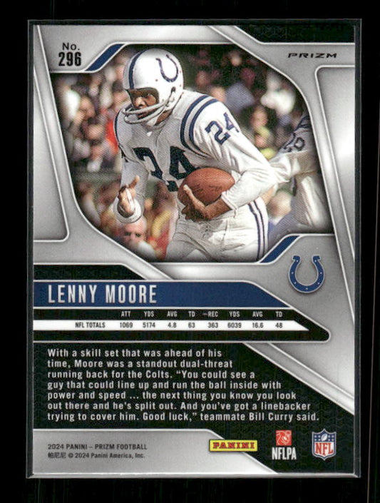 Lenny Moore - 2024 Panini Prizm - Disco