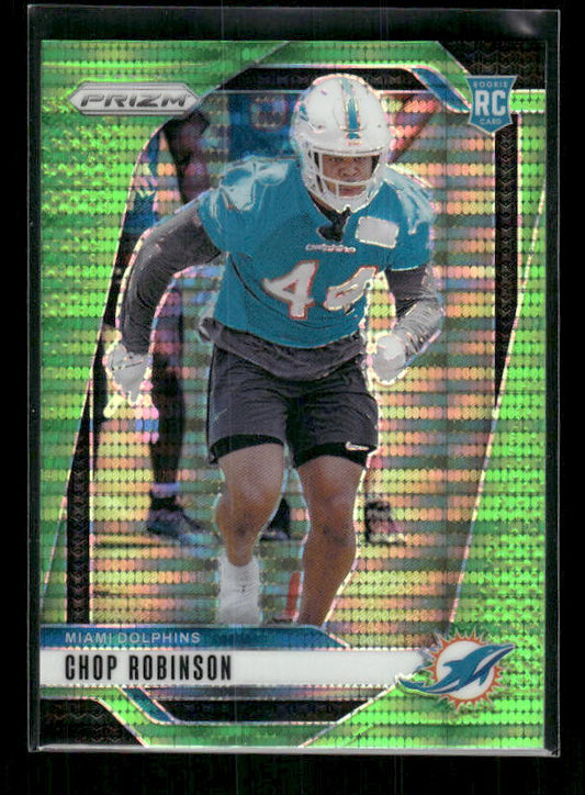 Chop Robinson - 2024 Panini Prizm - Neon Green Pulsar - Rookie