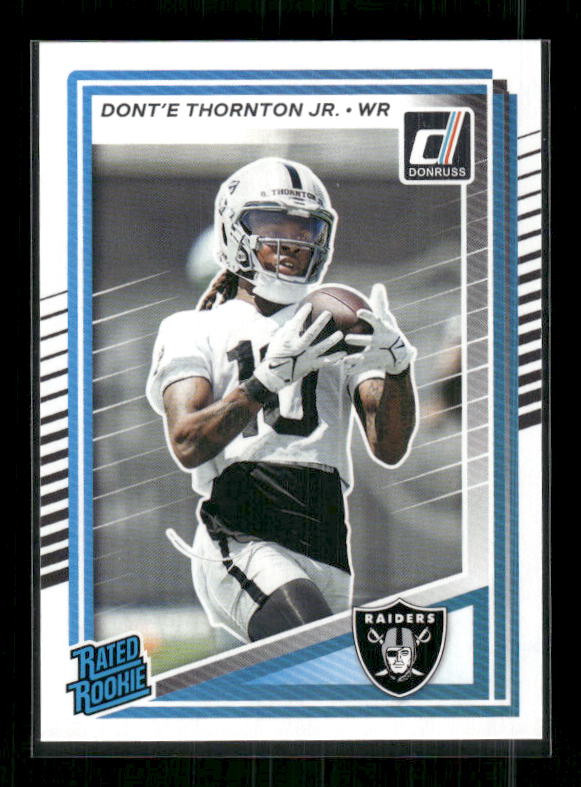 Dont'e Thornton - 2025 Donruss Football - Rated Rookie