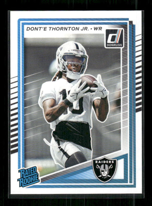 Dont'e Thornton - 2025 Donruss Football - Rated Rookie
