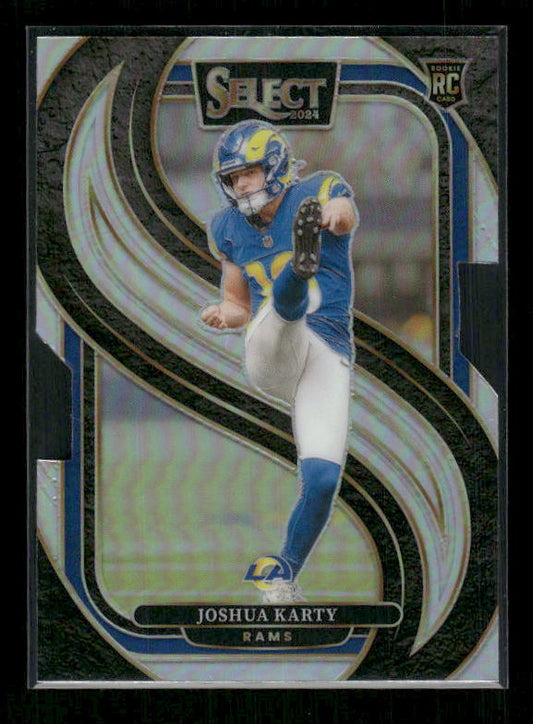 Joshua Karty - 2024 Select Football - Silver Die Cut - Premier - Rookie