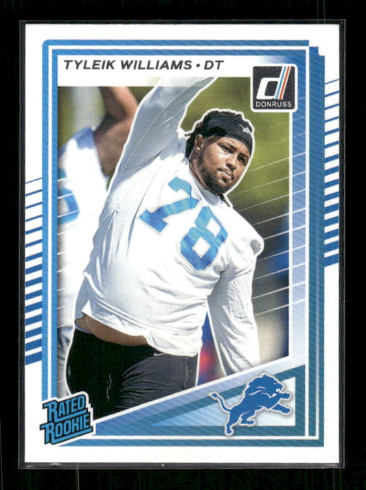 Tyleik Williams - 2025 Donruss Football - Rated Rookie
