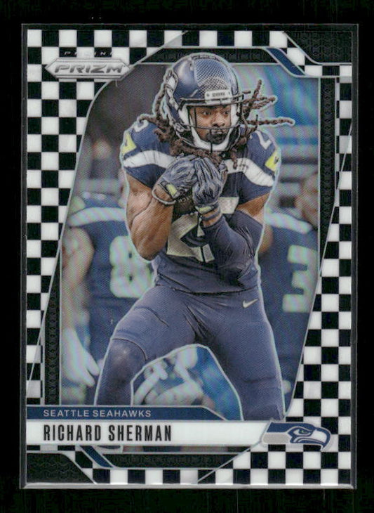 Richard Sherman - 2024 Panini Prizm - Black & White Checker