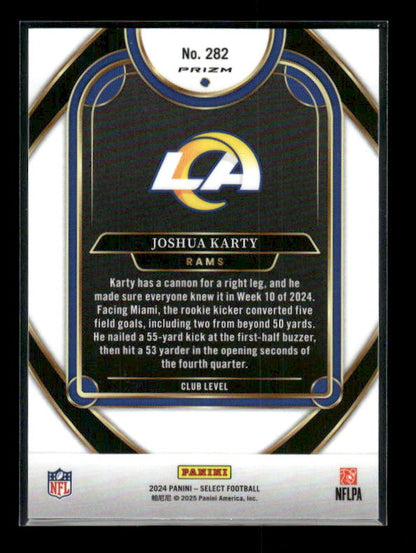 Joshua Karty - 2024 Select Football - Green / Black Shock - Club Level - Rookie