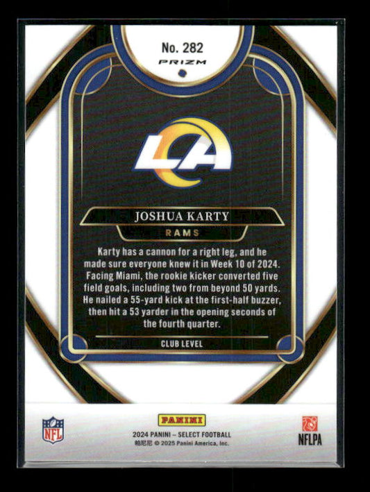 Joshua Karty - 2024 Select Football - Green / Black Shock - Club Level - Rookie