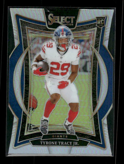 Tyrone Tracy Jr. - 2024 Select Football - Silver Die Cut - Rookie