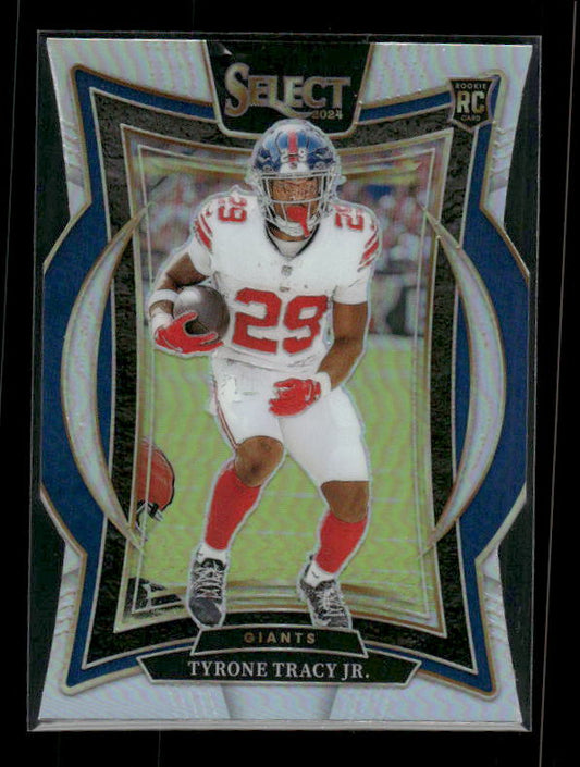 Tyrone Tracy Jr. - 2024 Select Football - Silver Die Cut - Rookie