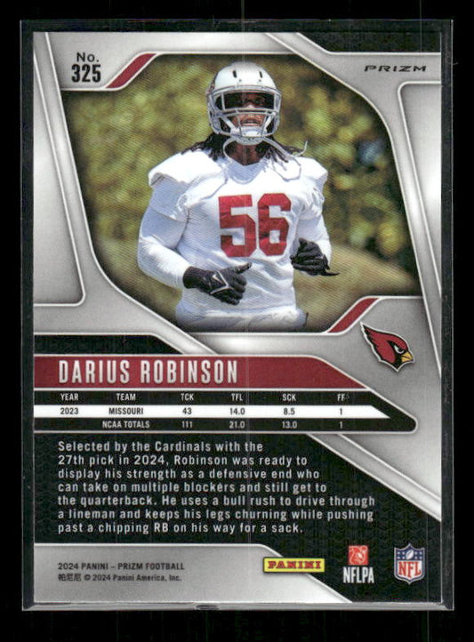 Darius Robinson - 2024 Panini Prizm - No Huddle - Rookie
