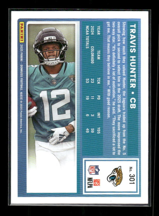 Travis Hunter - 2025 Donruss Football - Rated Rookie