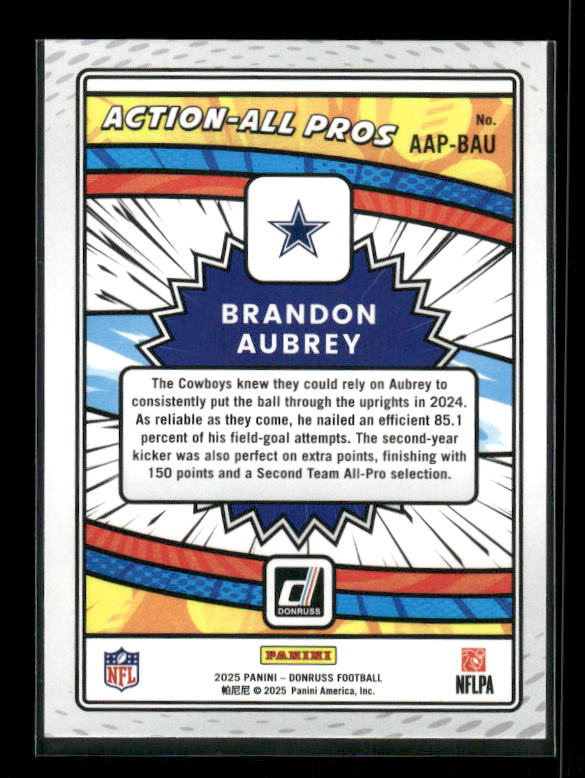 Brandon Aubrey - 2025 Donruss Football - Action All Pros