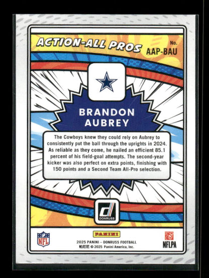 Brandon Aubrey - 2025 Donruss Football - Action All Pros