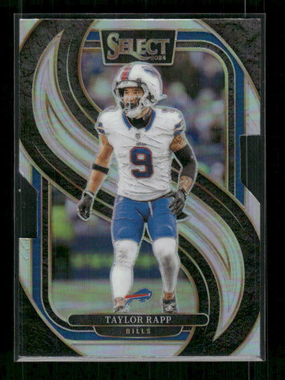 Taylor Rapp - 2024 Select Football - Premier Silver Die Cut