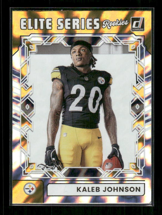 Kaleb Johnson - 2025 Donruss Football - Elite Series Rookies