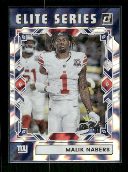 Malik Nabers - 2025 Donruss Football - Elite Series