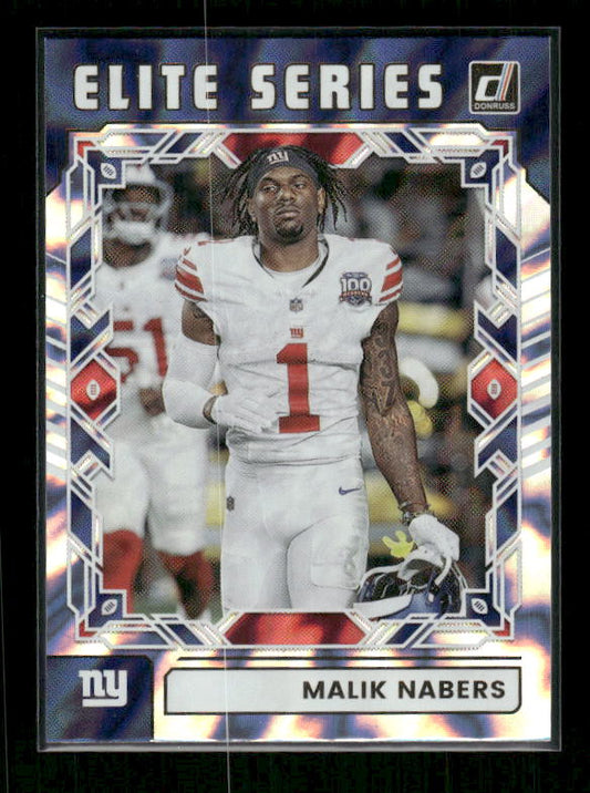 Malik Nabers - 2025 Donruss Football - Elite Series