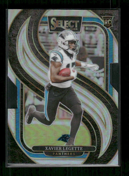 Xavier Legette - 2024 Select Football - Premier Silver Die Cut - Rookie