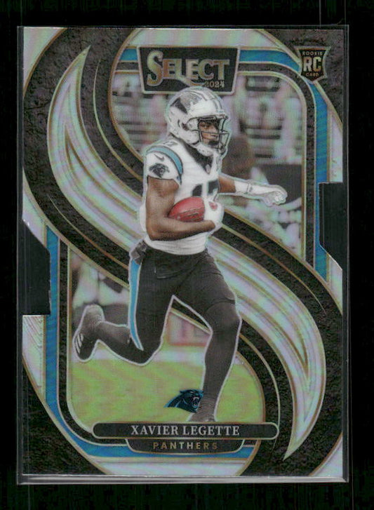 Xavier Legette - 2024 Select Football - Premier Silver Die Cut - Rookie