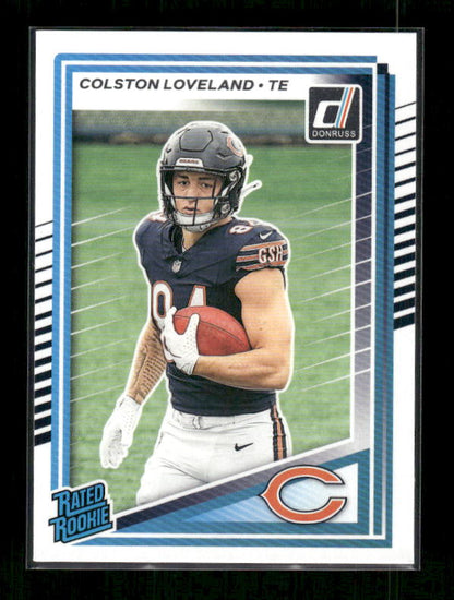 Colston Loveland - 2025 Donruss Football - Rated Rookie