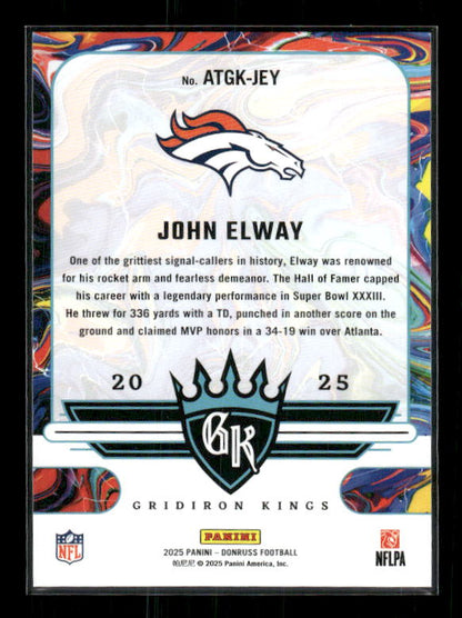John Elway - 2025 Donruss Football - Gridiron Kings