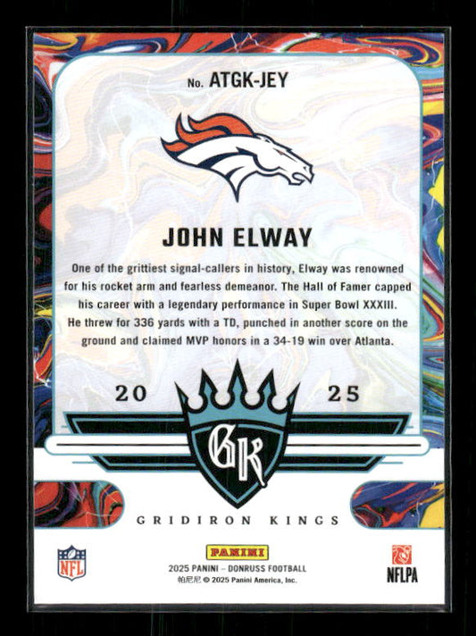 John Elway - 2025 Donruss Football - Gridiron Kings