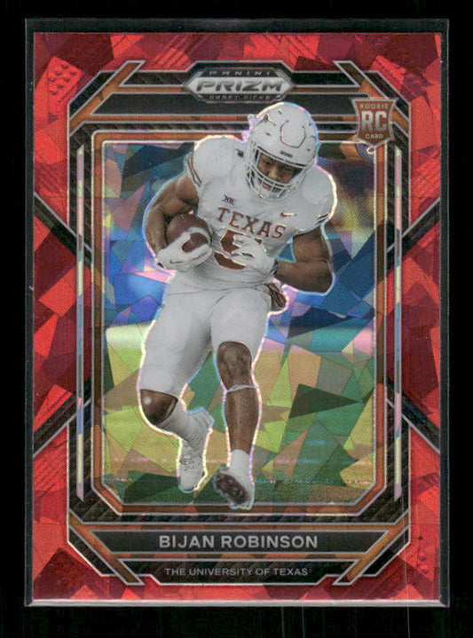 Bijan Robinson - 2024 Panini Prizm Draft Pick - Red Ice - Rookie