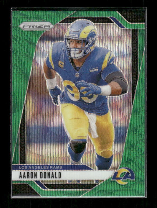 Aaron Donald - 2024 Panini Prizm - Green Wave