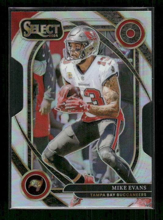 Mike Evans - 2024 Select Football - Club Silver Die Cut
