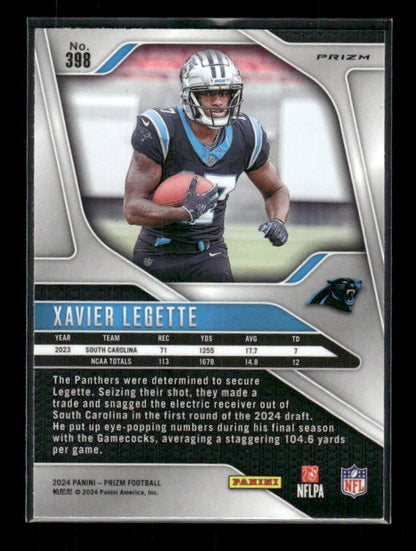 Xavier Legette - 2024 Panini Prizm - Lazer - Rookie