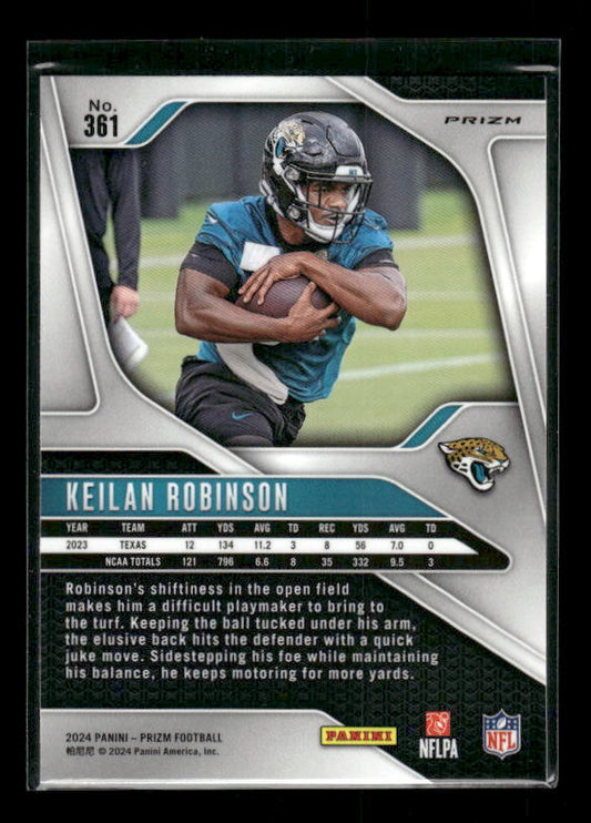 Keilan Robinson - 2024 Panini Prizm - Neon Green Pulsar - Rookie