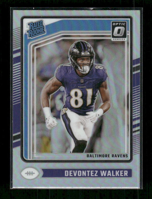 Devontez Walker - 2024 Donruss Optic - Holo - Rated Rookie