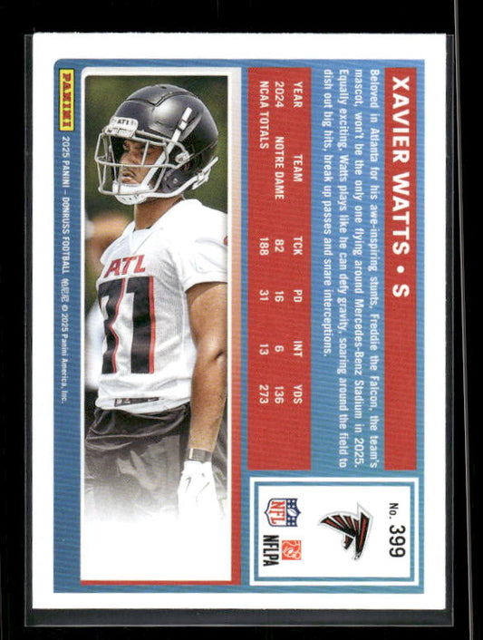 Xavier Watts - 2025 Donruss Football - Rated Rookie