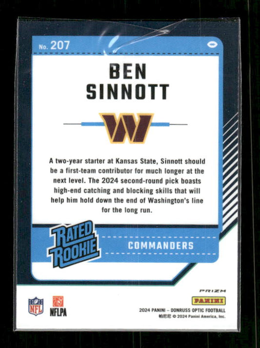 Ben Sinnott - 2024 Donruss Optic - Holo - Rated Rookie