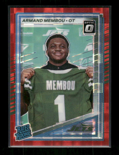 Armand Membou - 2025 Donruss Football - Optic Preview Red Pandora - Rated Rookie