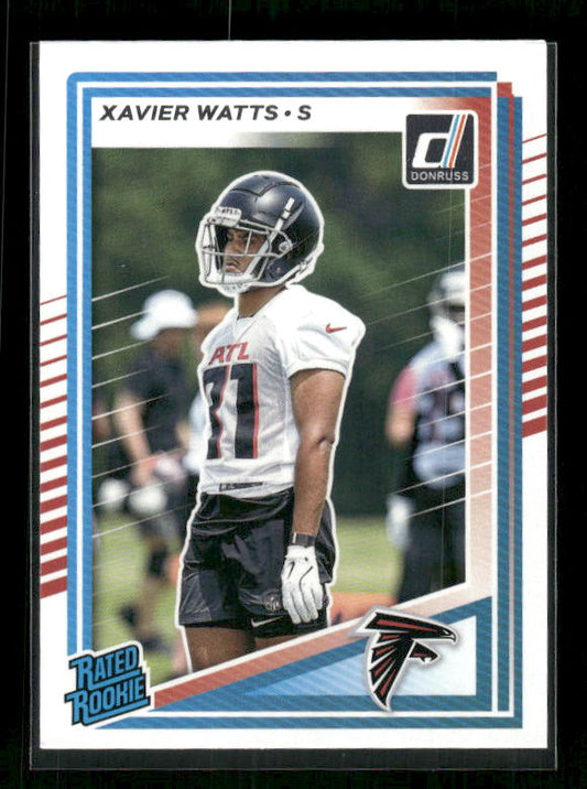 Xavier Watts - 2025 Donruss Football - Rated Rookie