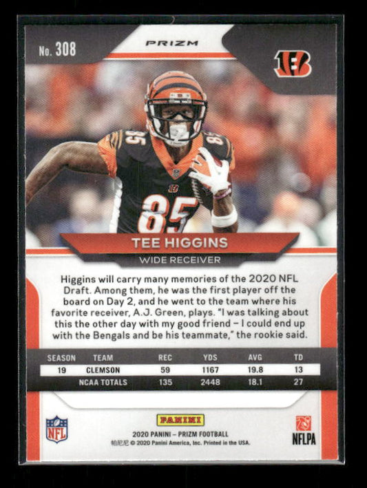 Tee Higgins - 2020 Panini Prizm - Pink - Rookie