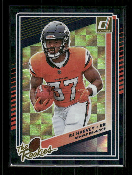 RJ Harvey - 2025 Donruss Football - The Rookies