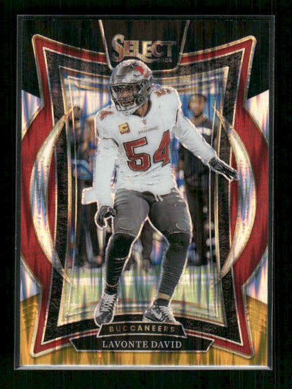 Lavonte David - 2024 Select Football - Black & Gold Shock