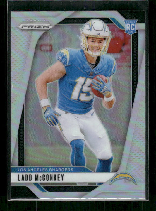 Ladd McConkey - 2024 Panini Prizm - Silver Prizm - Rookie