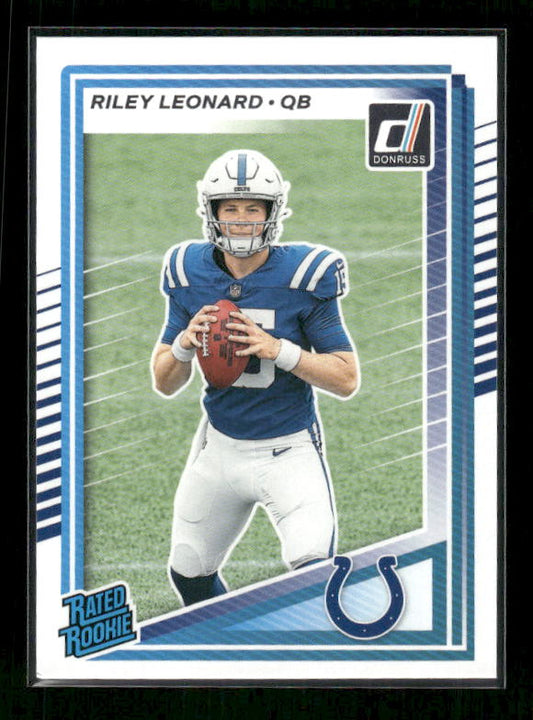 Riley Leonard - 2025 Donruss Football - Rated Rookie