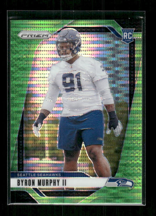 Byron Murphy II - 2024 Panini Prizm - Neon Green Pulsar - Rookie