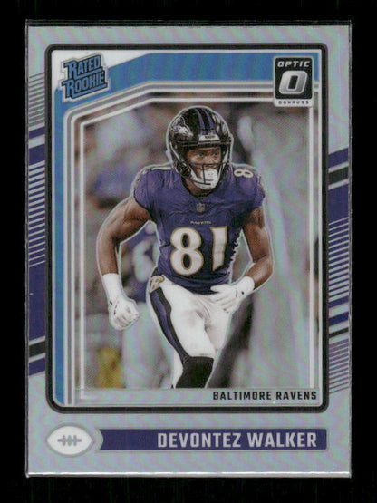 Devontez Walker - 2024 Donruss Optic - Holo - Rated Rookie