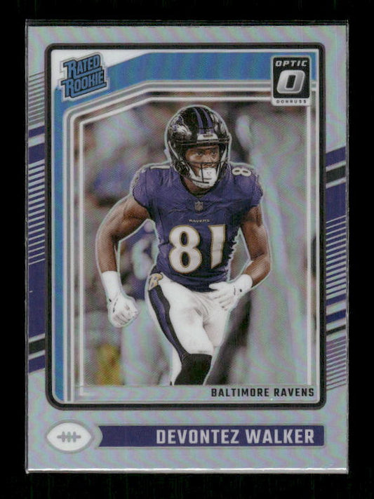 Devontez Walker - 2024 Donruss Optic - Holo - Rated Rookie
